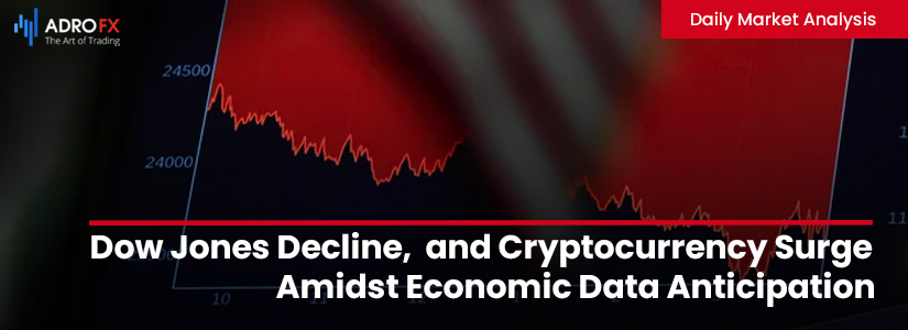 Dow Jones Decline, Tech Stocks Rally, and Cryptocurrency Surge Amidst Economic Data Anticipation | Daily Market Analysis